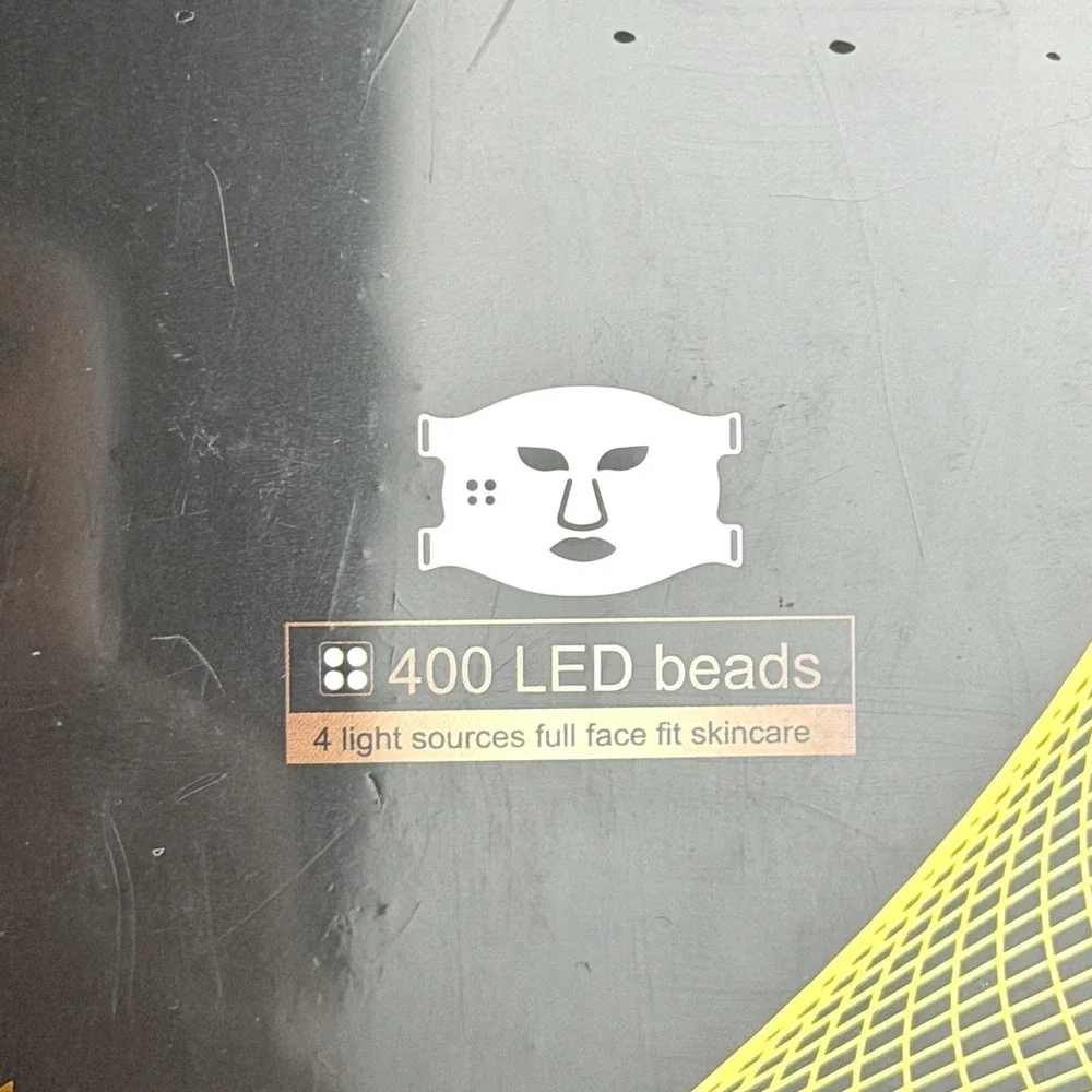 BNU Wireless LED Light Therapy Face Mask 400 Beads Anti Aging Skincare Tool - Picture 13 of 13